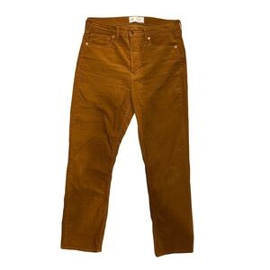 Gap vintage slim high rise corduroy pants, women